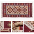 Tapis oriental réversible KILIM 80 x 150 cm rouge/beige
