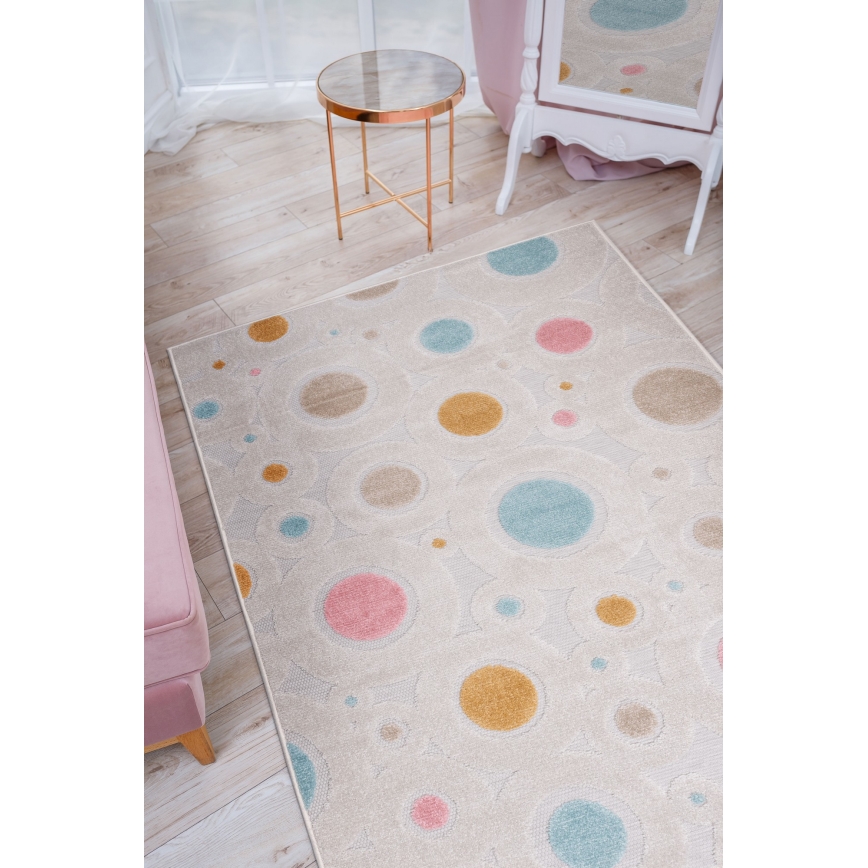 Tapis pour enfant PIAR 80x150 cm multicolore/à pois