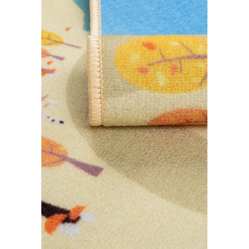 Tapis pour enfant STELLA STREETS 80x100 cm beige/ville