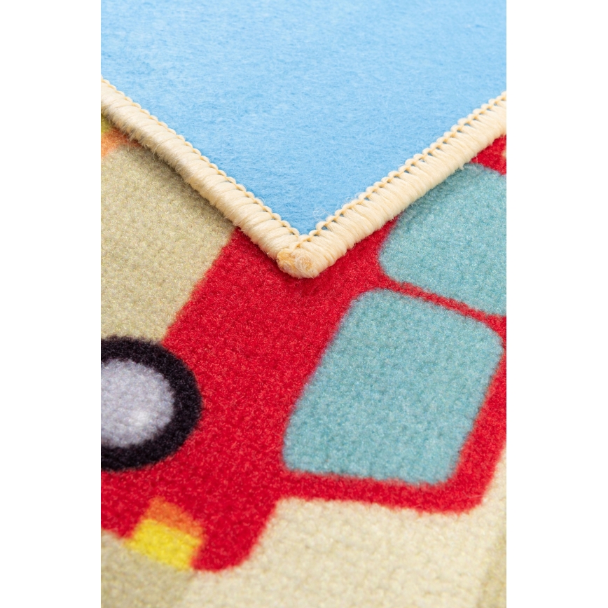 Tapis pour enfant STELLA STREETS 80x100 cm beige/ville