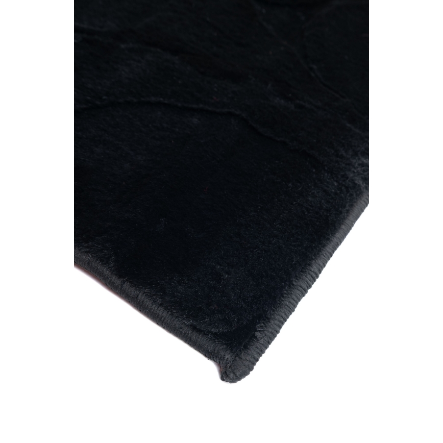 Tapis RABBIT 3D 120 x 170 cm noir