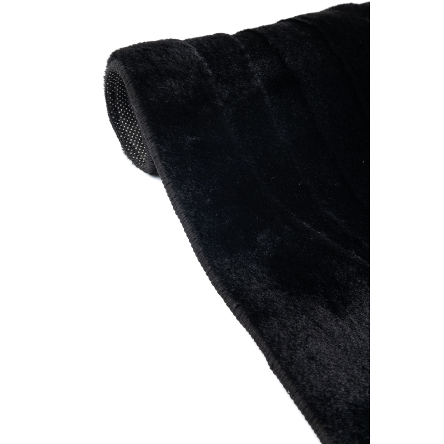 Tapis RABBIT 3D 120 x 170 cm noir