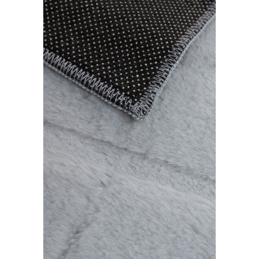 Tapis RABBIT 3D 120x170 cm gris clair