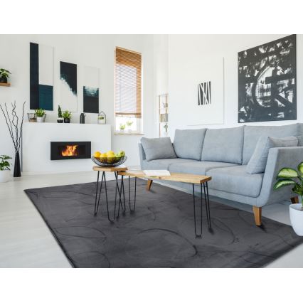 Tapis RABBIT 3D 160 x 230 cm anthracite