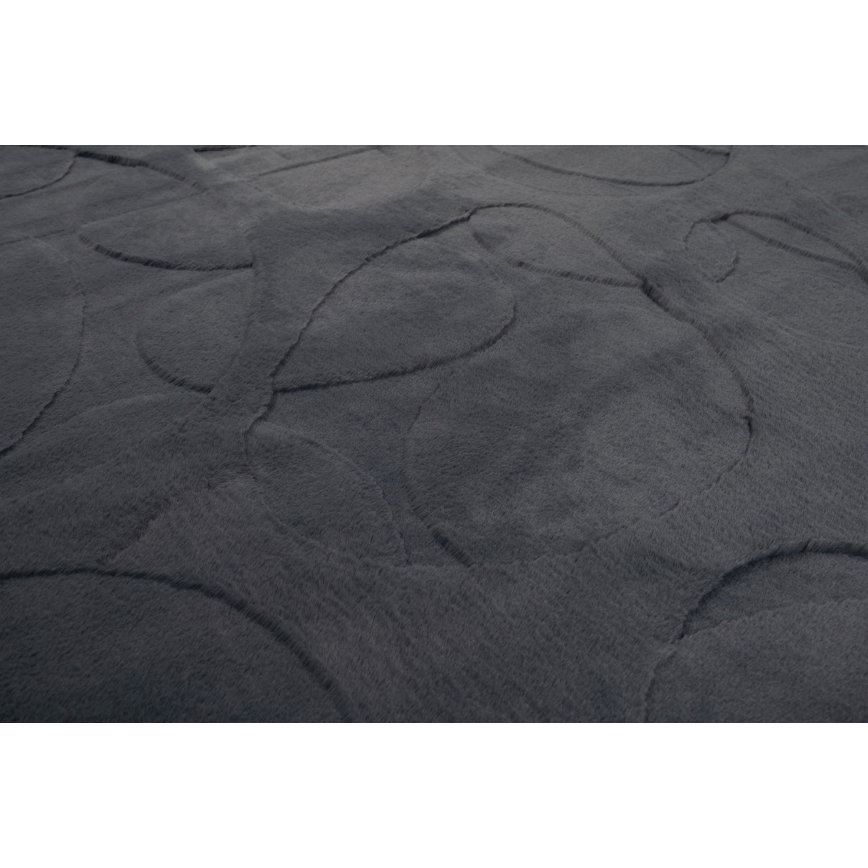 Tapis RABBIT 3D 160 x 230 cm anthracite