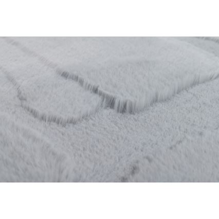 Tapis RABBIT 3D 160x230 cm gris clair