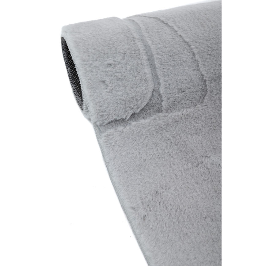 Tapis RABBIT 3D 160x230 cm gris clair