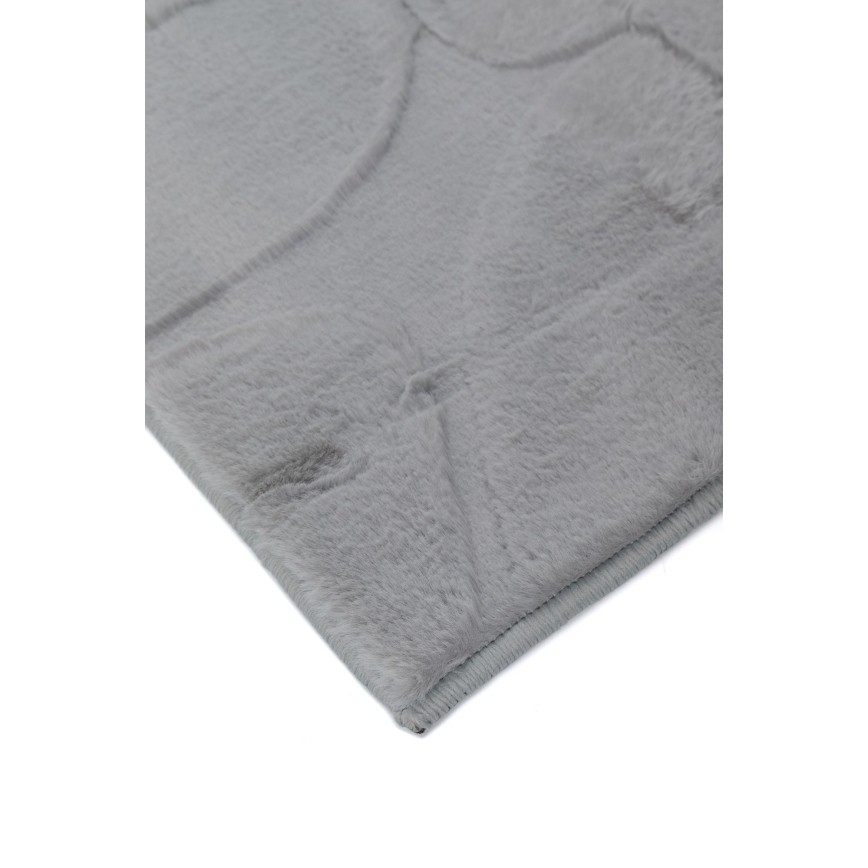 Tapis RABBIT 3D 160x230 cm gris