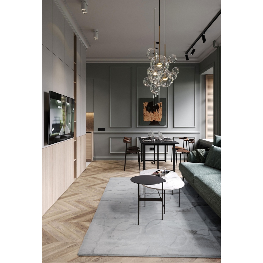 Tapis RABBIT 3D 80 x 150 cm, gris clair