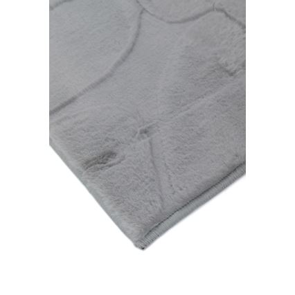 Tapis RABBIT 3D 80 x 150 cm, gris clair