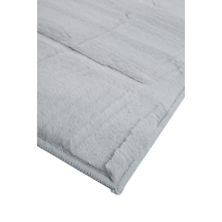 Tapis RABBIT 3D 80 x 150 cm gris clair