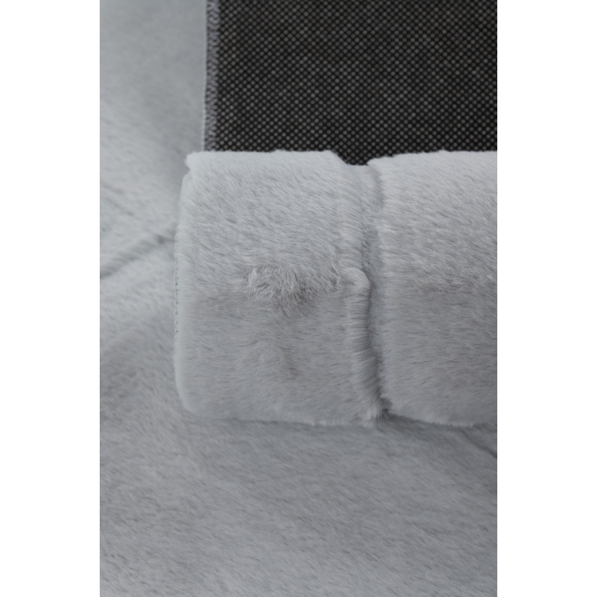 Tapis RABBIT 3D 80 x 150 cm gris clair