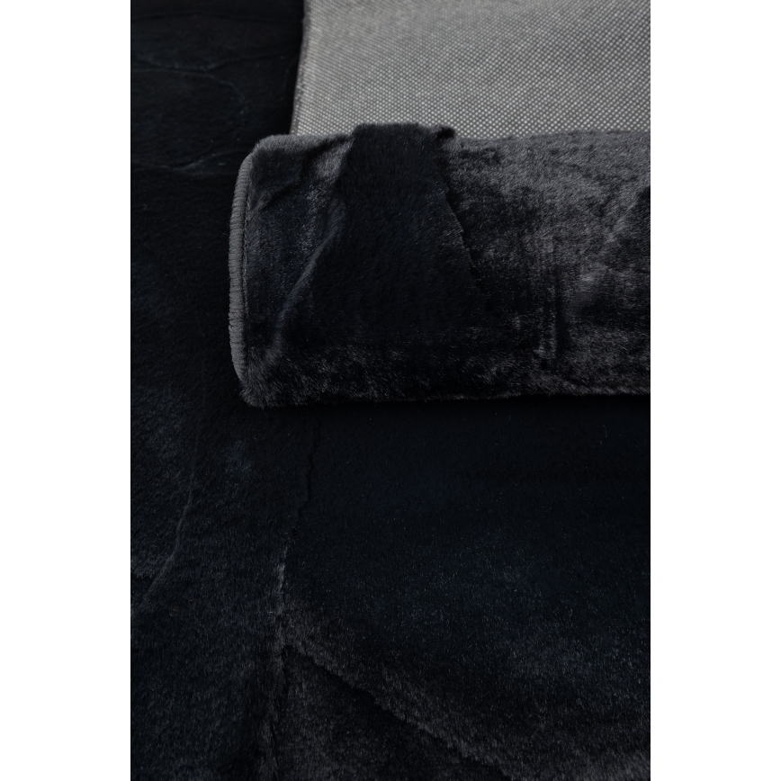Tapis RABBIT 3D 80x150 cm noir