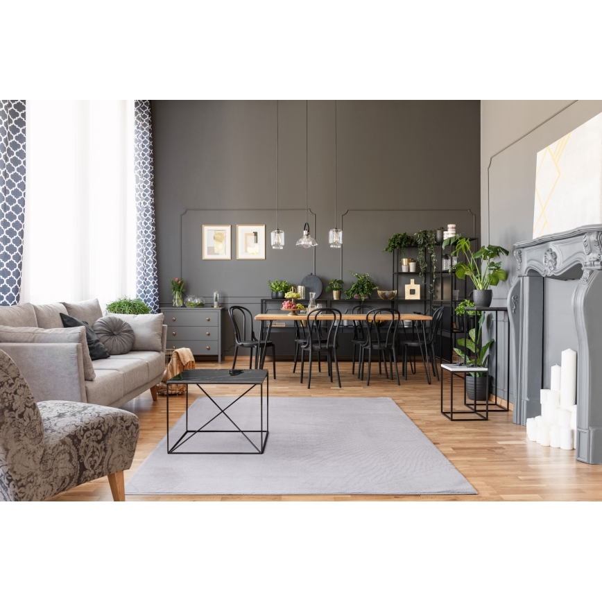 Tapis RABBIT-FOX 60x100 cm gris