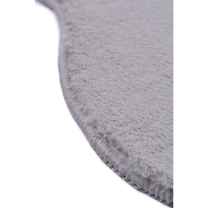 Tapis RABBIT-FOX 60x90 cm gris
