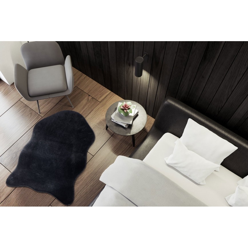 Tapis RABBIT-FOX 60x90 cm noir