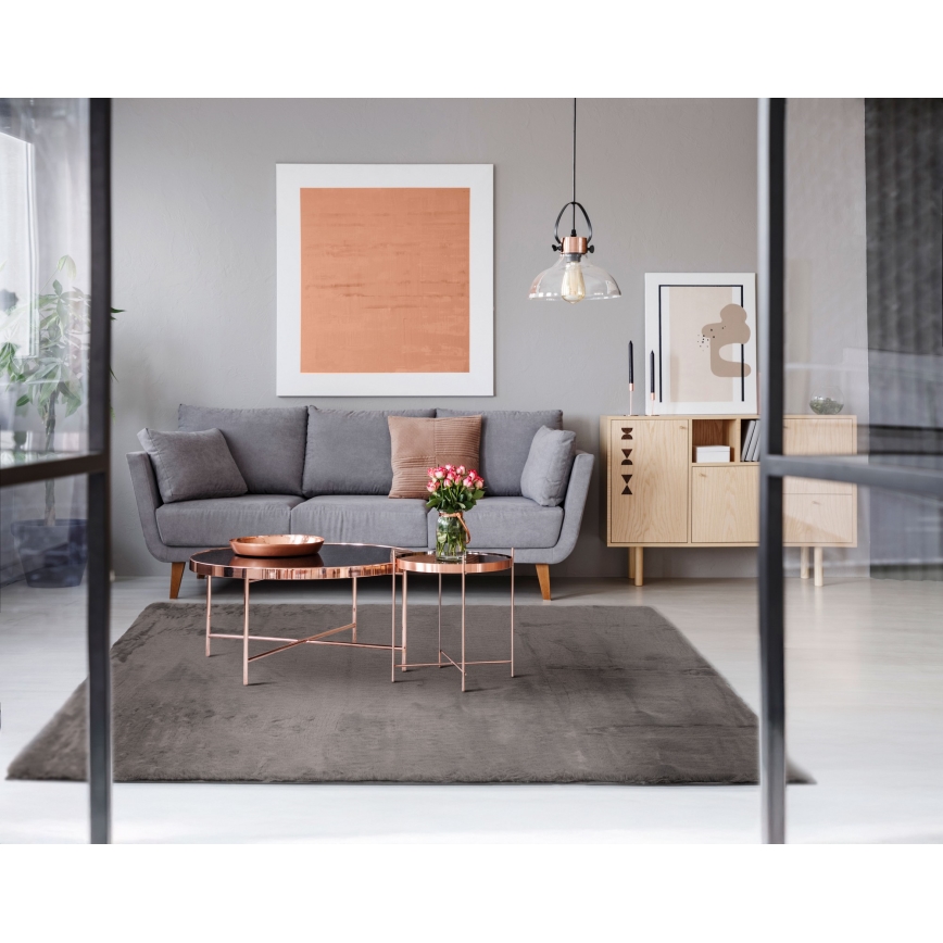 Tapis RABBIT-ROSA NEW 160x230 cm 2000 g/m2 marron