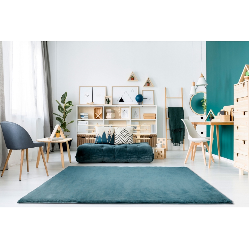 Tapis RABBIT-ROSA NEW 80x150 cm 2000g/m2 turquoise
