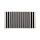 Tapis réversible KILIM GOLD 60x120 cm noir/blanc