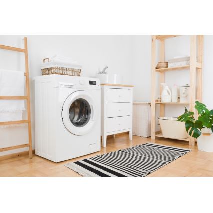 Tapis réversible KILIM GOLD 60x120 cm noir/blanc