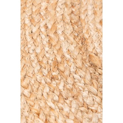 Tapis rond naturel JUTA 100 cm beige