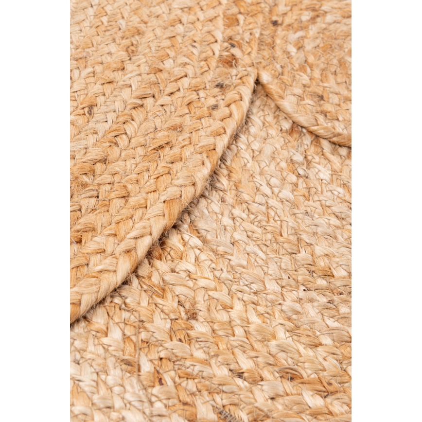 Tapis rond naturel JUTA 140 cm beige