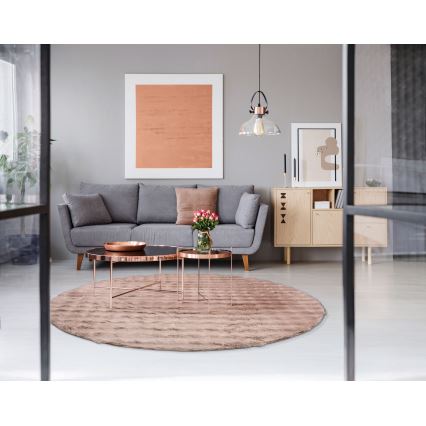 Tapis rond RABBIT BUBBLE 160 cm beige