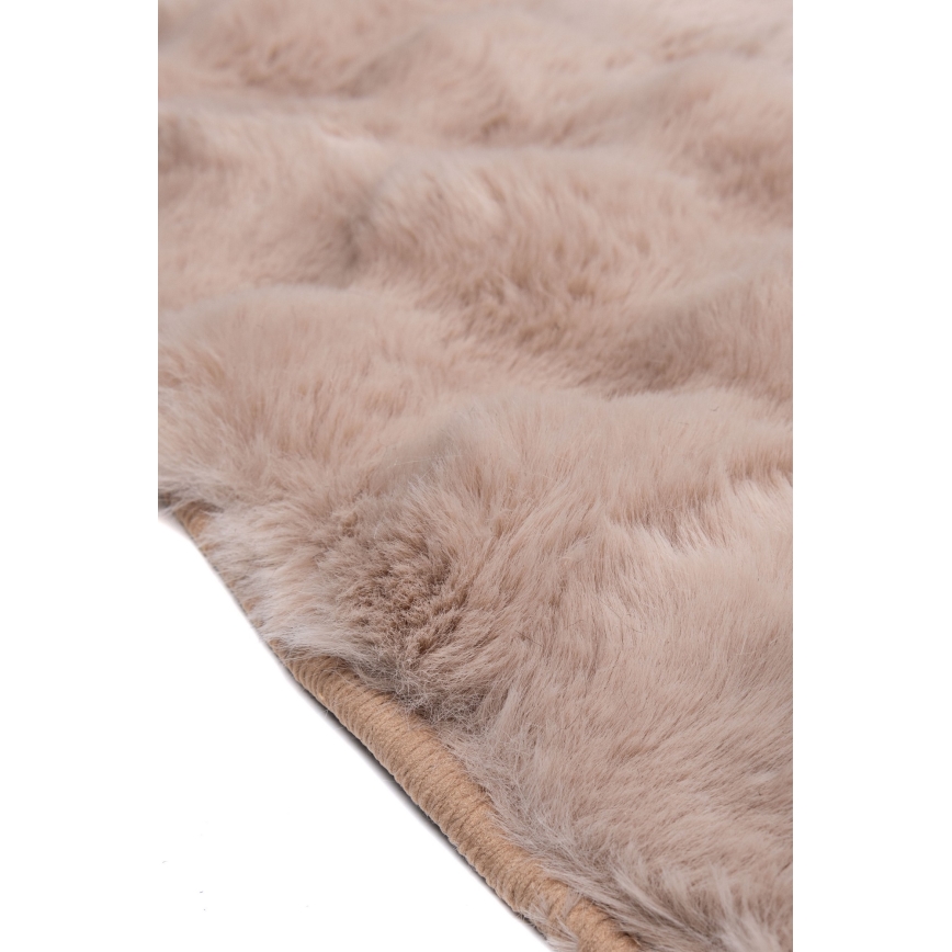 Tapis rond RABBIT BUBBLE 160 cm beige