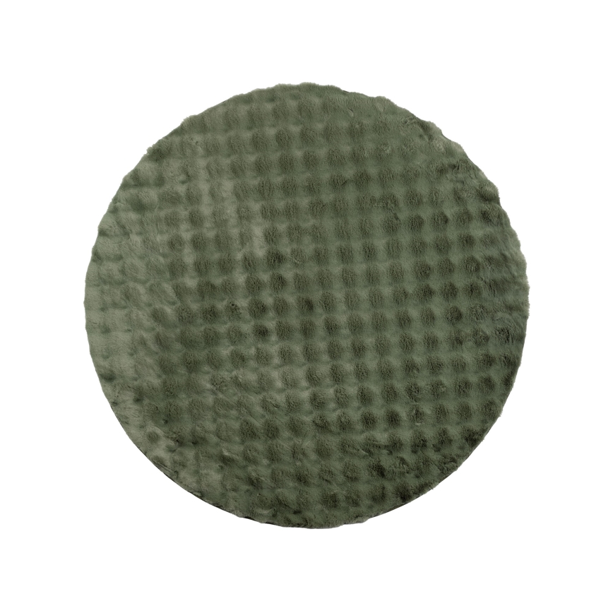 Tapis rond RABBIT BUBBLE 160 cm, vert