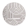 Tapis SALAMANCA 100 cm gris/blanc