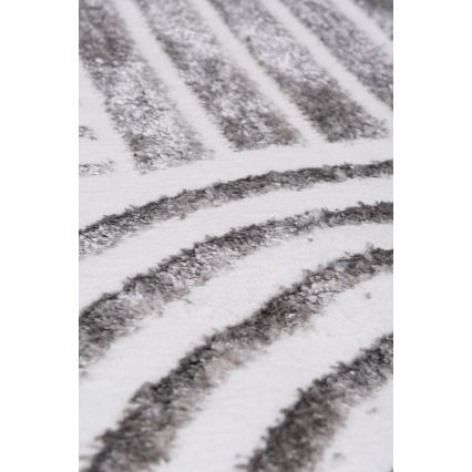 Tapis SALAMANCA 100 cm gris/blanc