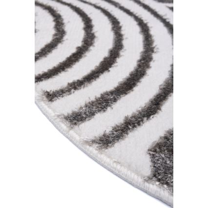 Tapis SALAMANCA 100 cm gris/blanc