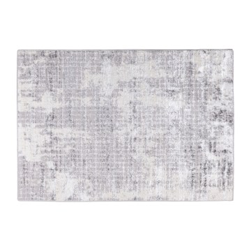 Tapis SALAMANCA 120 x 170 cm gris/blanc