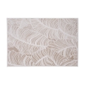 Tapis SALAMANCA 120x170 cm beige/blanc à motif feuillage