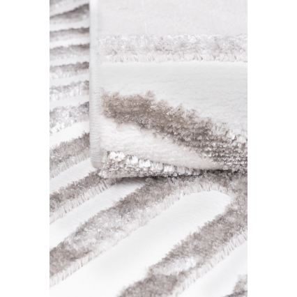 Tapis SALAMANCA 160x230 cm gris/blanc
