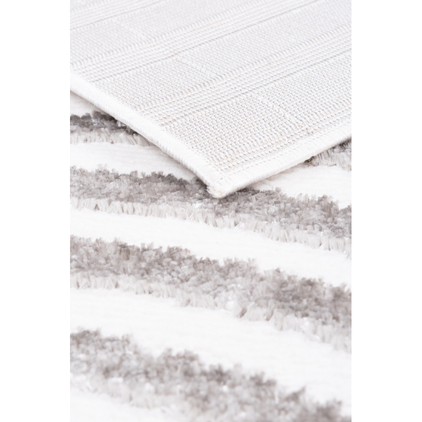 Tapis SALAMANCA 160x230 cm gris/blanc