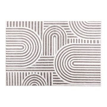 Tapis SALAMANCA 200 x 280 cm gris/blanc