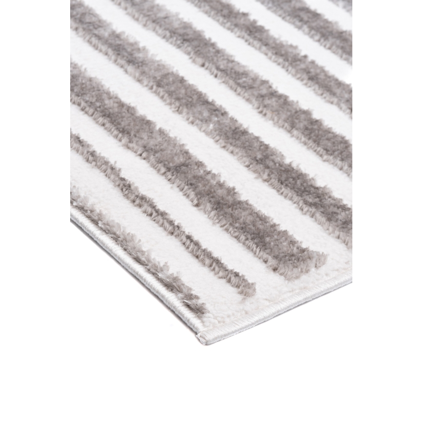 Tapis SALAMANCA 200 x 280 cm gris/blanc