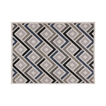 Tapis SHIFT 120 x 160 cm gris/bleu/beige