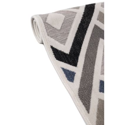Tapis SHIFT 120 x 160 cm gris/bleu/beige