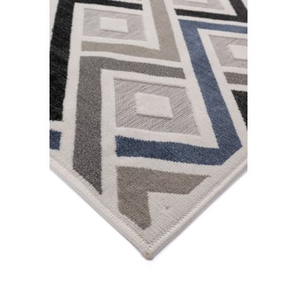 Tapis SHIFT 160x220 cm gris/bleu