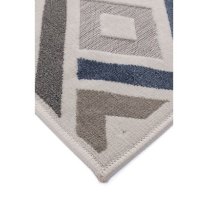 Tapis SHIFT 80x150 cm gris/bleu