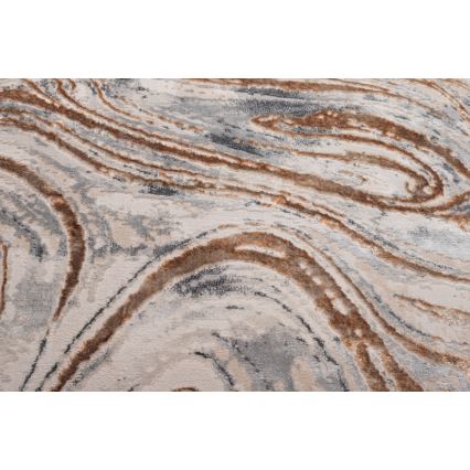 Tapis STONE 120 x 160 cm beige/gris