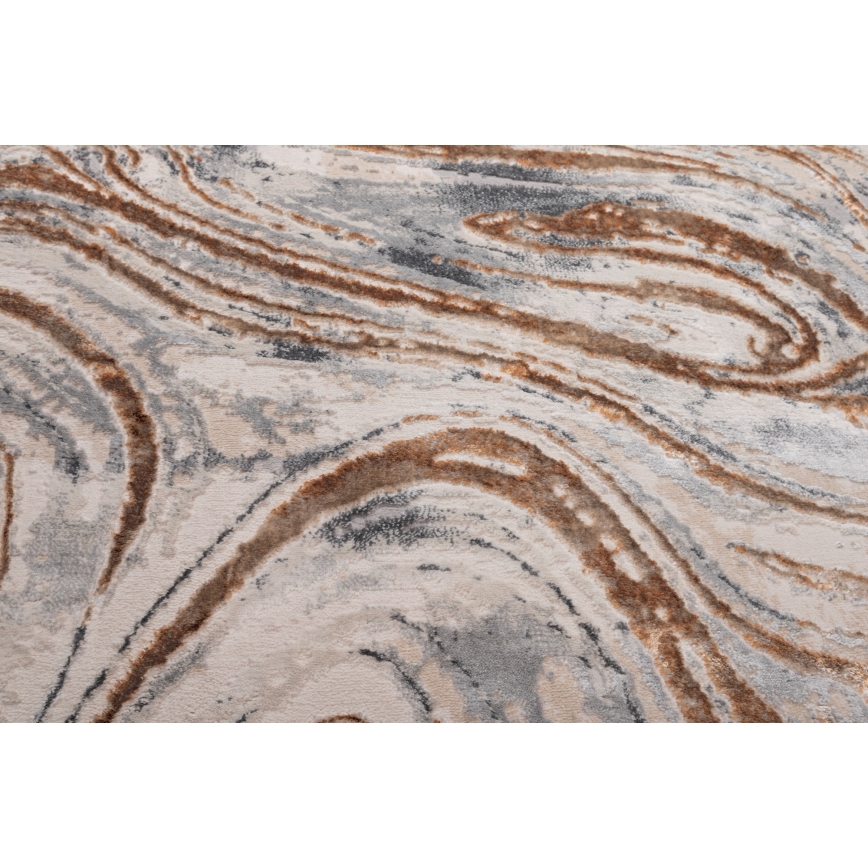 Tapis STONE 120 x 160 cm beige/gris