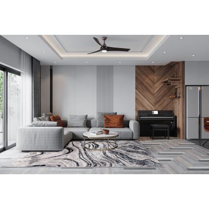 Tapis STONE 120x160 cm gris/anthracite