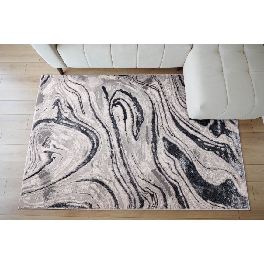 Tapis STONE 120x160 cm gris/anthracite
