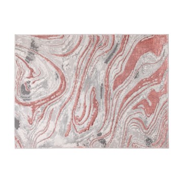Tapis STONE 120x160 cm rose/gris