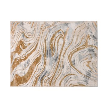 Tapis STONE 160 x 220 cm beige/gris