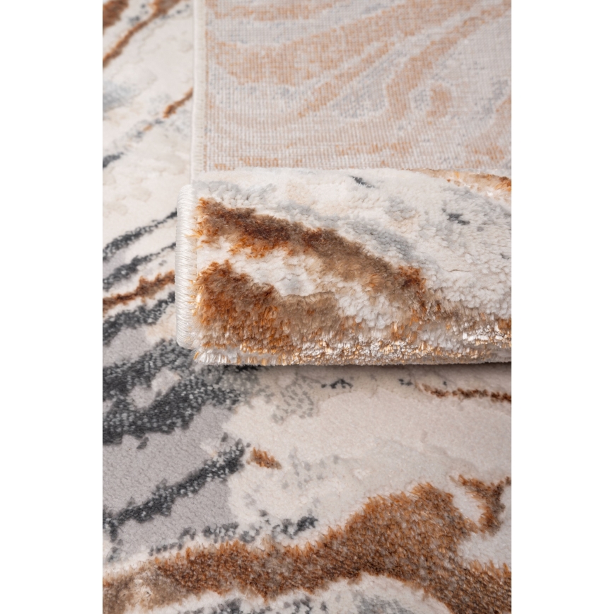 Tapis STONE 160 x 220 cm beige/gris