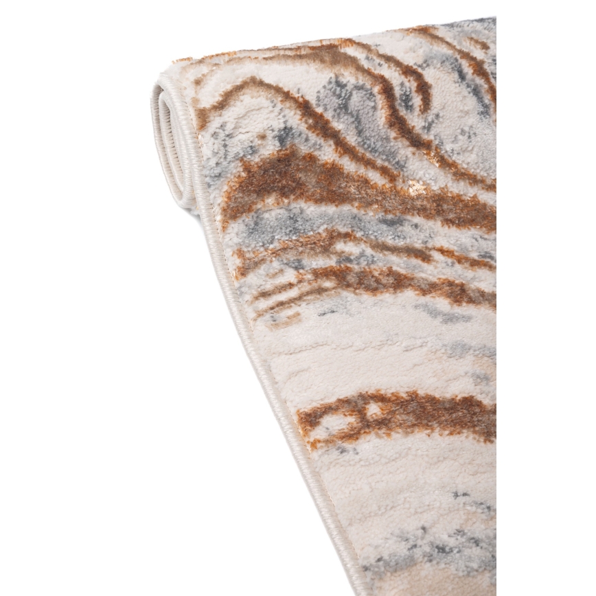 Tapis STONE 160 x 220 cm beige/gris
